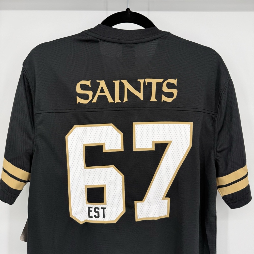 NFL New Orleans Saints Team Apparel Short Sleeve Jersey Shirt Small Football Fan - Picture 9 of 16